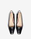 Margot Flat - Black Croc
