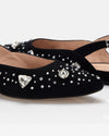 The Moment Flat Slingback - Black