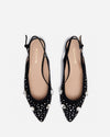 The Moment Flat Slingback - Black