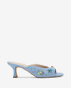 The Moment Peep Toe Kitten Heel - Blue