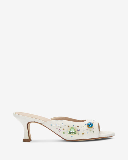 The Moment Peep Toe Kitten Heel - Ivory