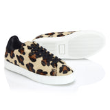 Classic Trainer - Leopard/Black Suede