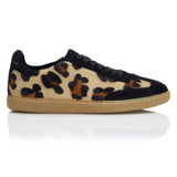 Sporty Trainer - Leopard/Black Suede