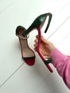 ReSELL - Out Out Sandal Sample - Green Croc 39