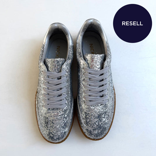 ReSELL - Sporty Trainer Sample - Silver Glitter 39