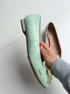 ReSELL - Tassel Flat - Mint/Gold 38.5