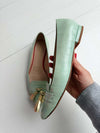 ReSELL - Tassel Flat - Mint/Gold 38.5