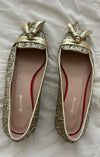 ReSELL - Tassel Flat - Gold Glitter 38.5