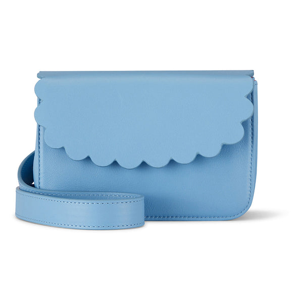 Scalloped Belt Bag - Baby Blue