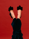 Bow Pump Heel - Black